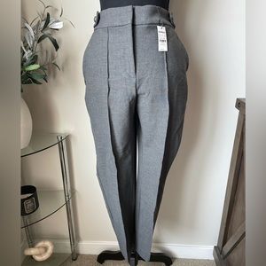 Express Skinny High Rise Short Grey Trousers